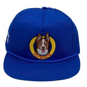 Vintage Ol’ Buck Buctril ‘95 Blue Strap Back Hat (H28)